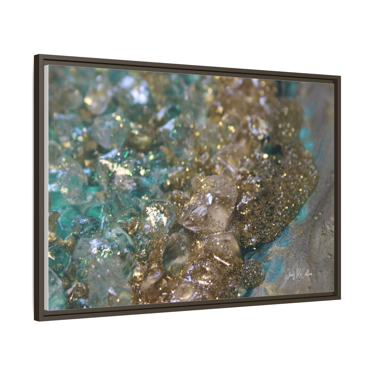 Dioptase Framed Print - Opulence