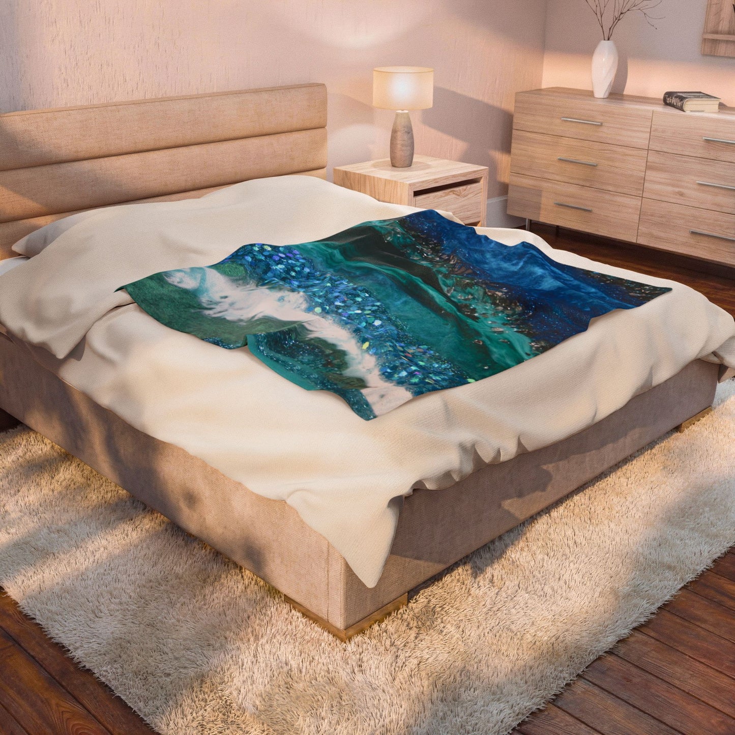 Elucidation Grace - Velveteen Plush Blanket