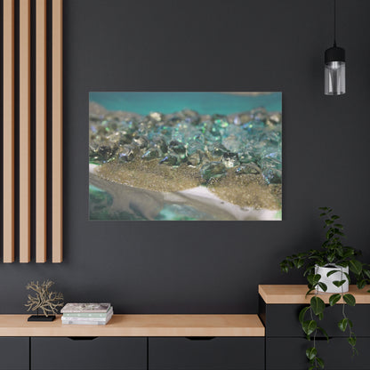 Dioptase Canvas Wall Art - Elegance