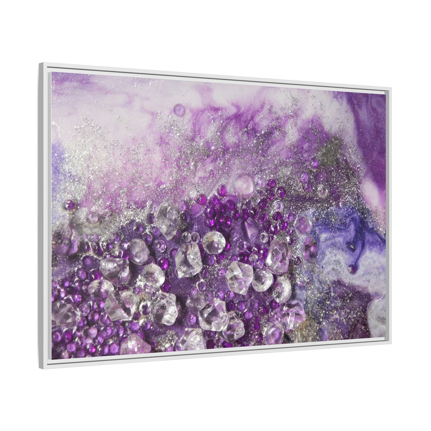 Amethyst Dreams Framed Print - Elegance