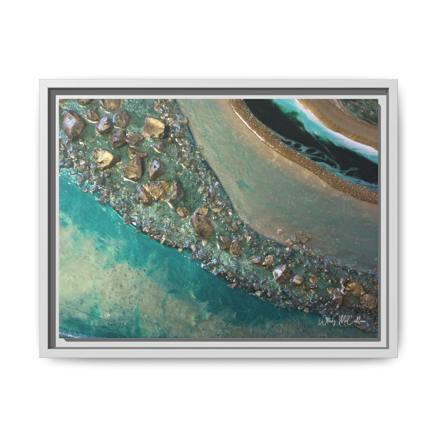 Dioptase Framed Print - Grace