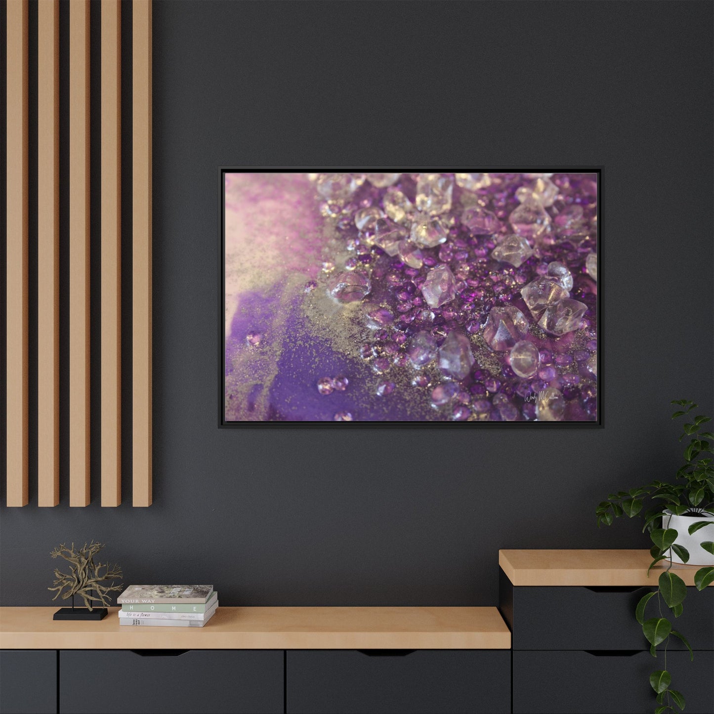 Amethyst Dreams Framed Print - Opulence