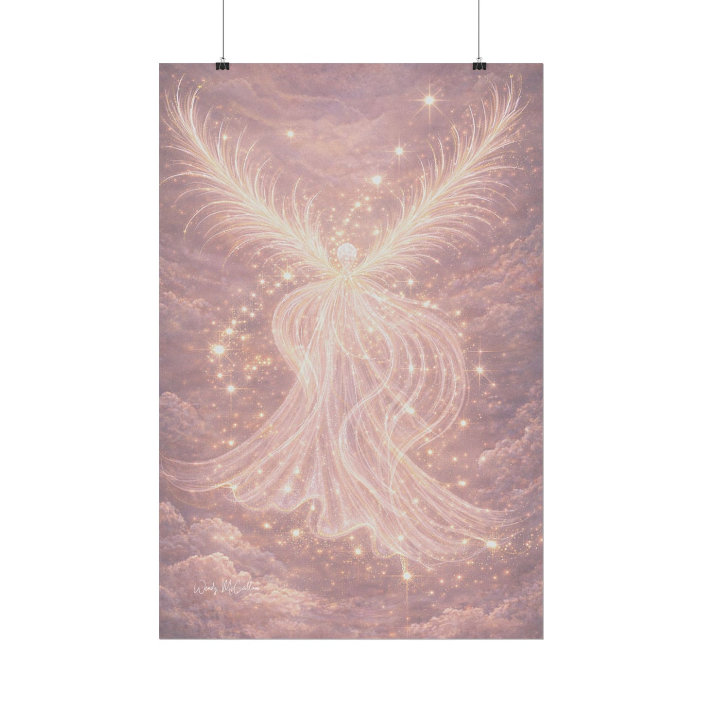 Archangel Chamuel – Fine Art Print | Angel of Love, Peace & Emotional Healing