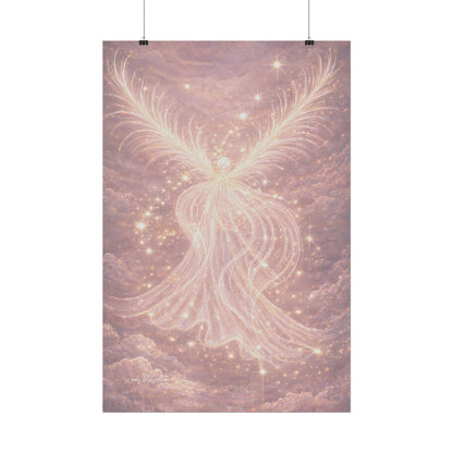 Archangel Chamuel – Fine Art Print | Angel of Love, Peace & Emotional Healing