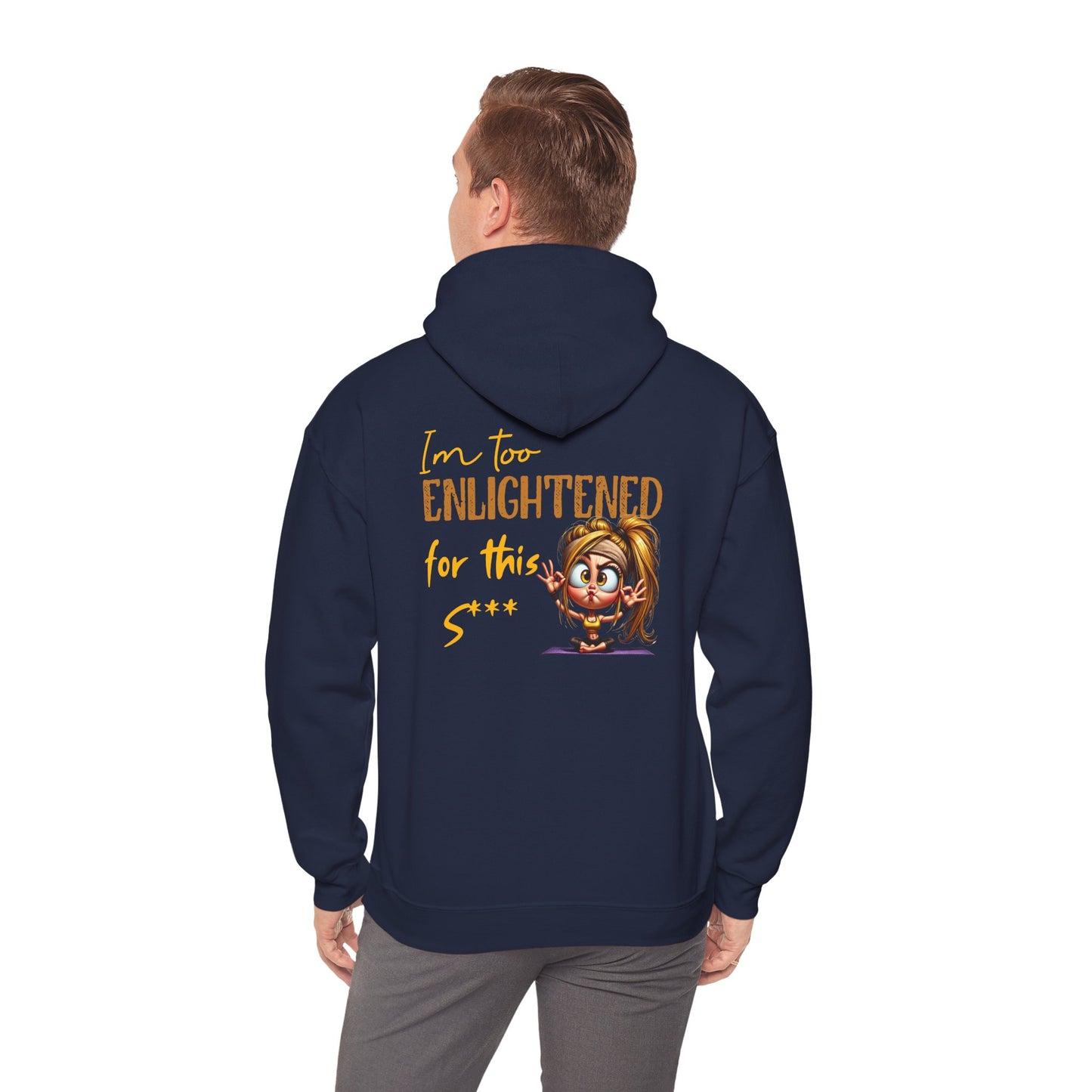 Too Enlightened for This Sh*t – Yoga Girl Meditation Hoodie