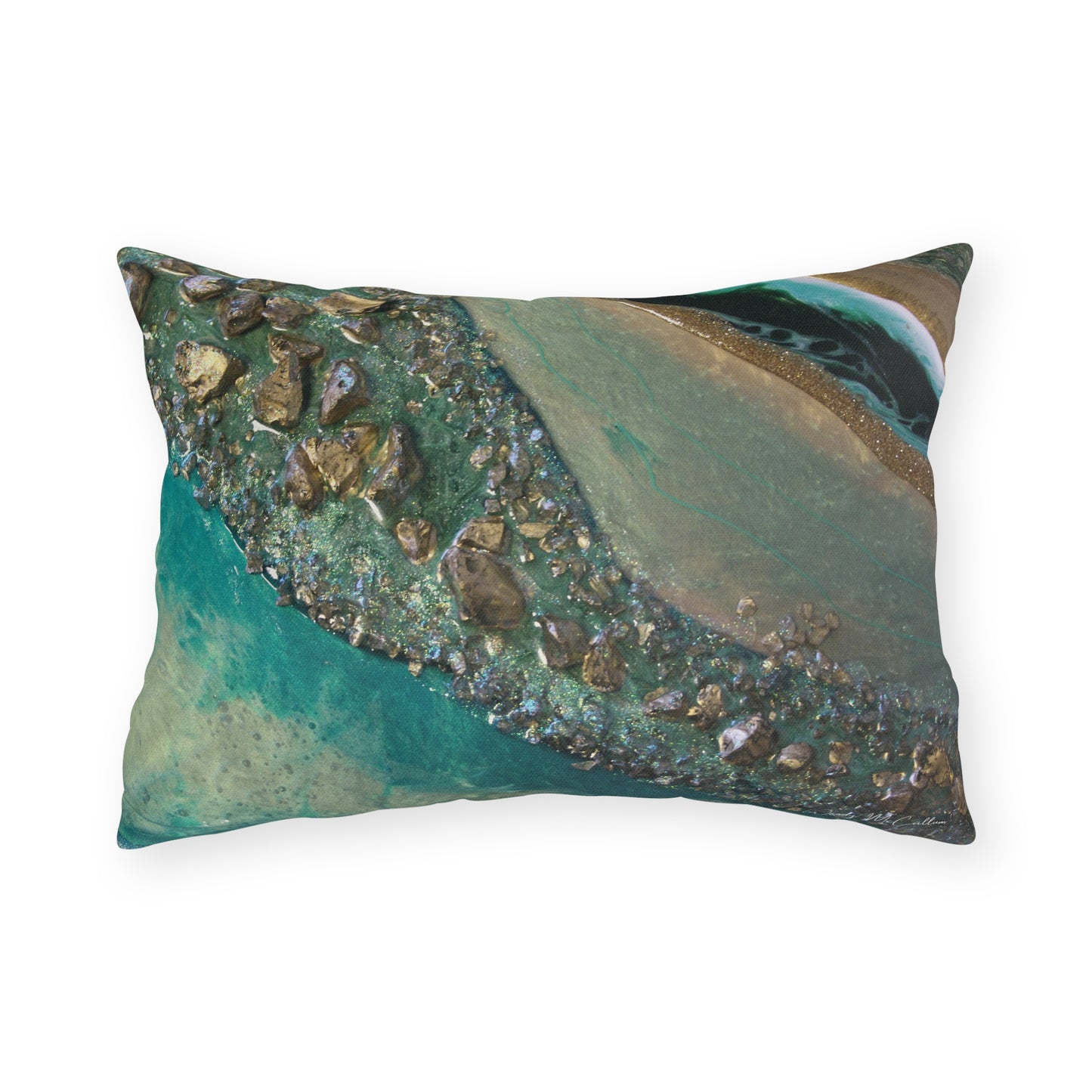Dioptase Grace Outdoor Pillow - Patio Cushion
