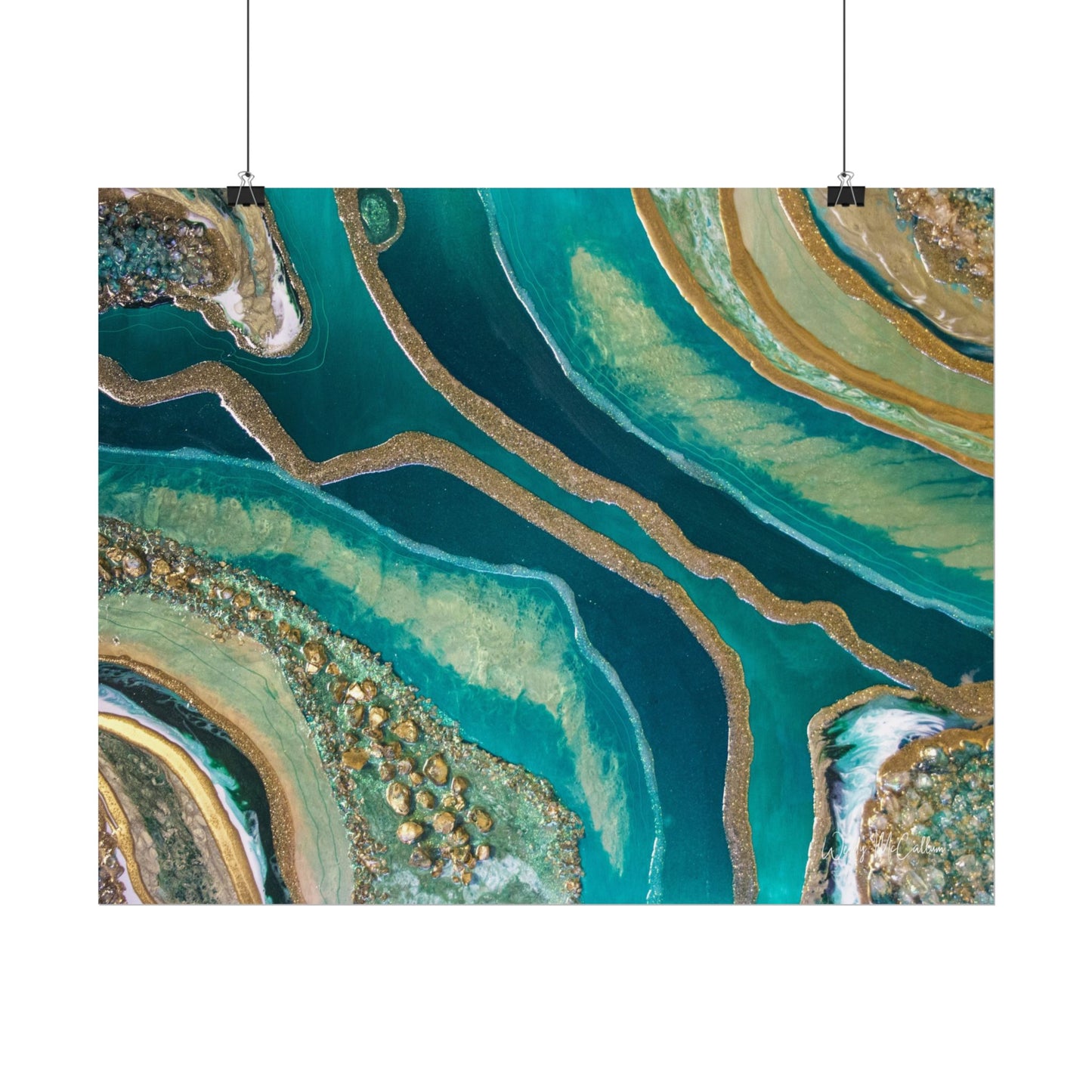 Dioptase Fine Art Print - Splendour