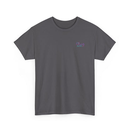 Im Mainly peace love & light -T‑Shirt