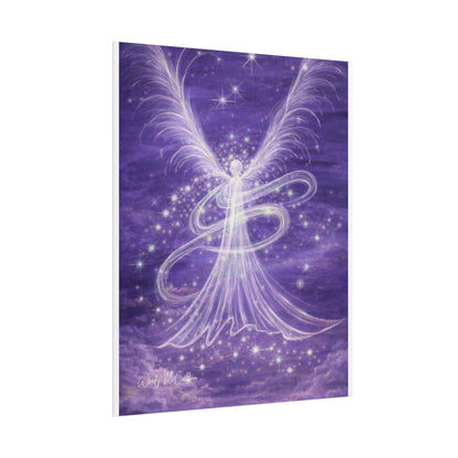 Archangel Zadkiel – Abstract Angel Fine Art Print Compassion, Forgiveness, Transformation