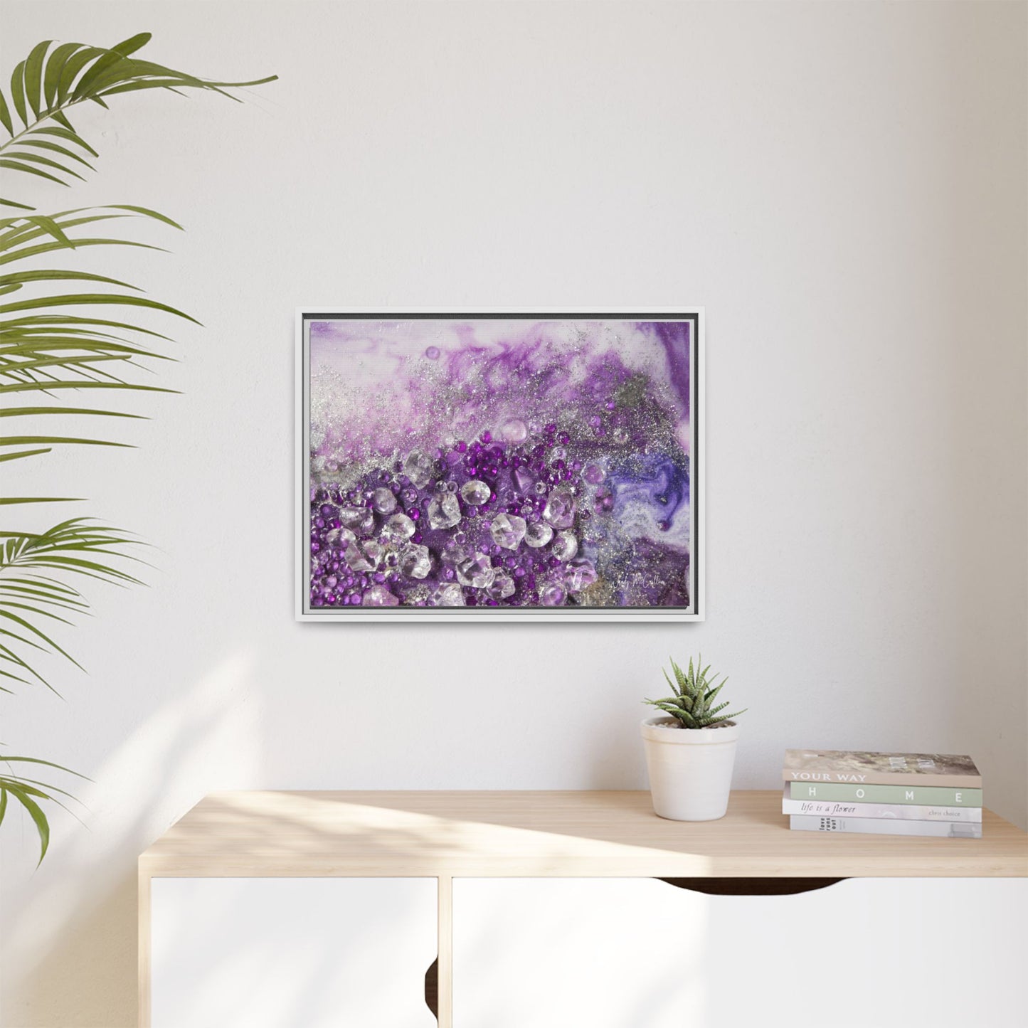 Amethyst Dreams Framed Print - Elegance