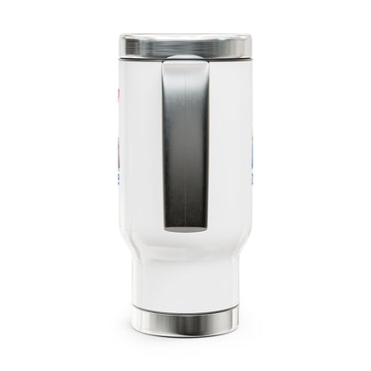 Raising My Vibe – Cool & Sophisticated Lady Stainless Steel Travel Mug (14oz)