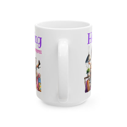 Healing in Progress Ceramic Mug — Encouraging Coffee Cup (11oz & 15oz)