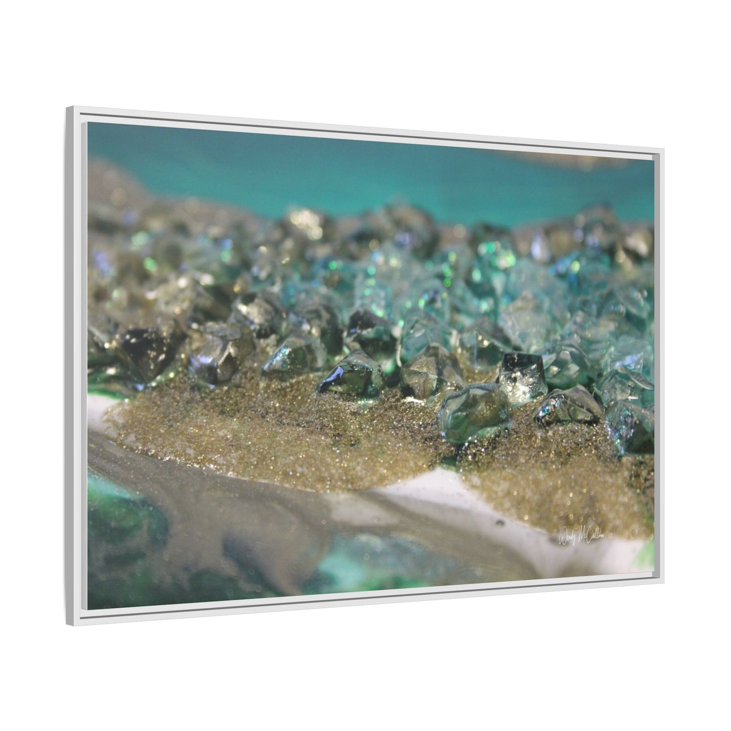 Dioptase Framed Print - Elegance