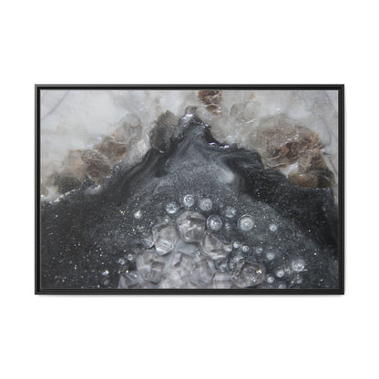 Grey Moonstone Framed Print - Elegance