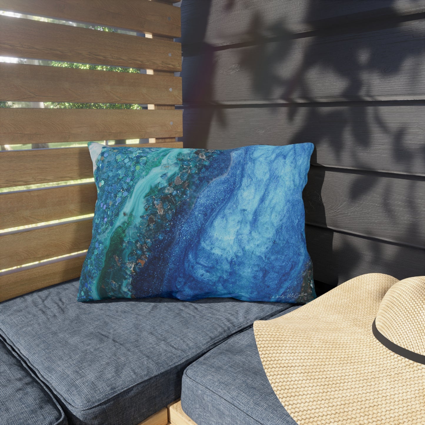 Elucidation Opulence Outdoor Pillow - Patio Cushion