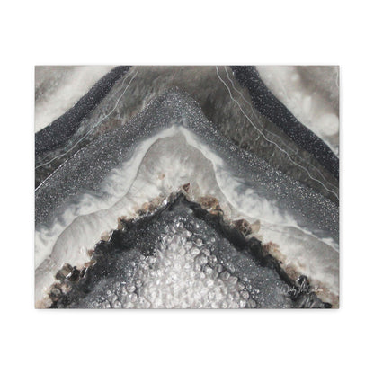 Grey Moonstone Canvas Wall Art - Splendour