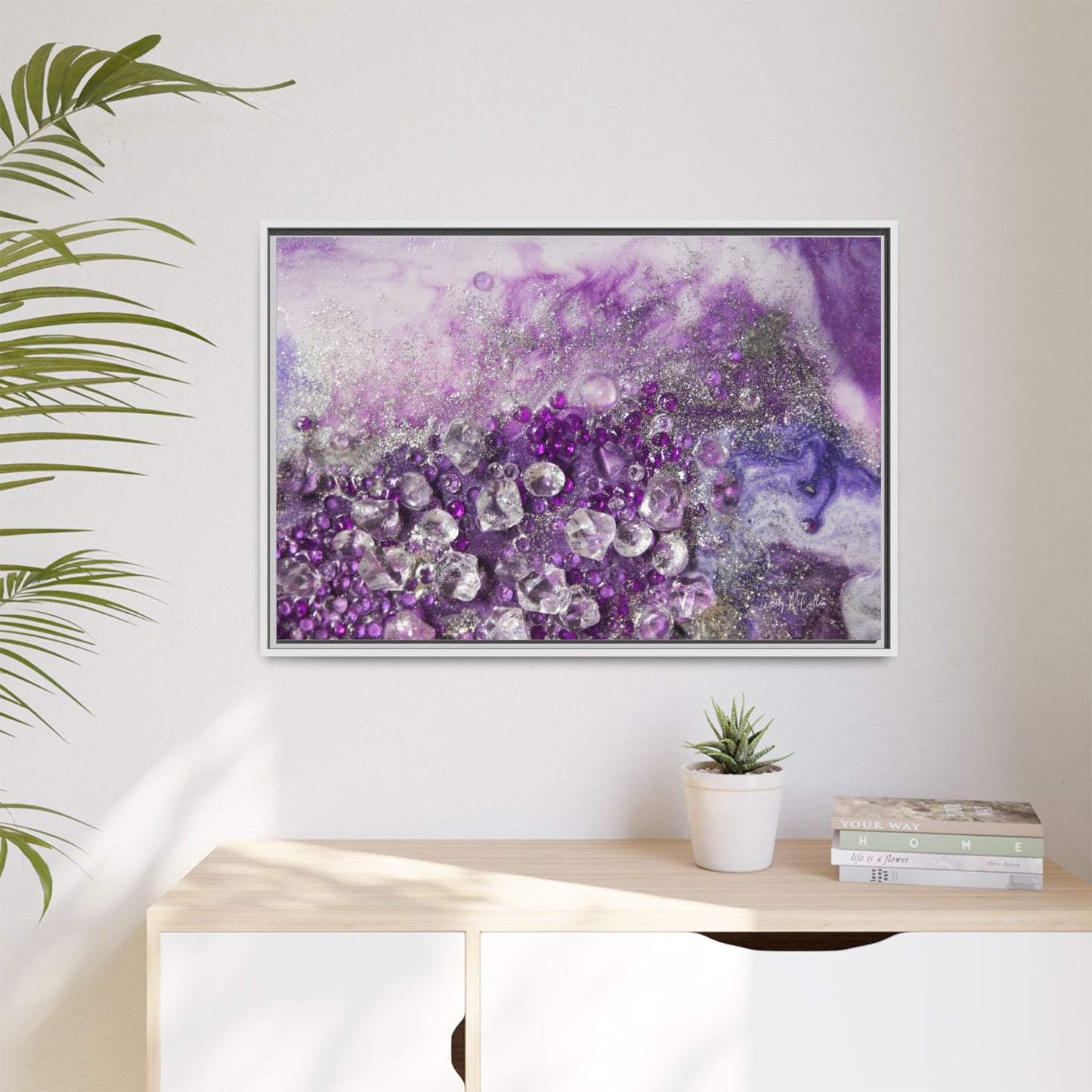Amethyst Dreams Framed Print - Elegance