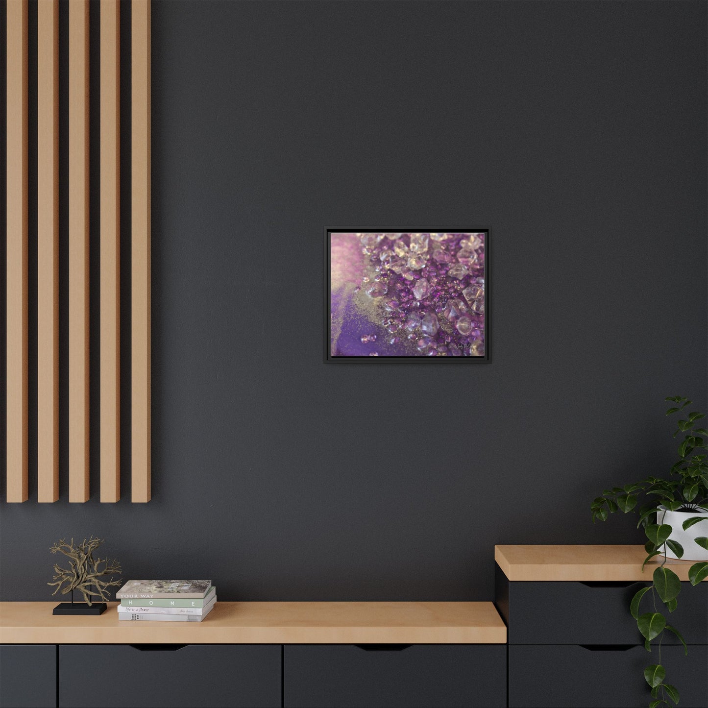 Amethyst Dreams Framed Print - Opulence