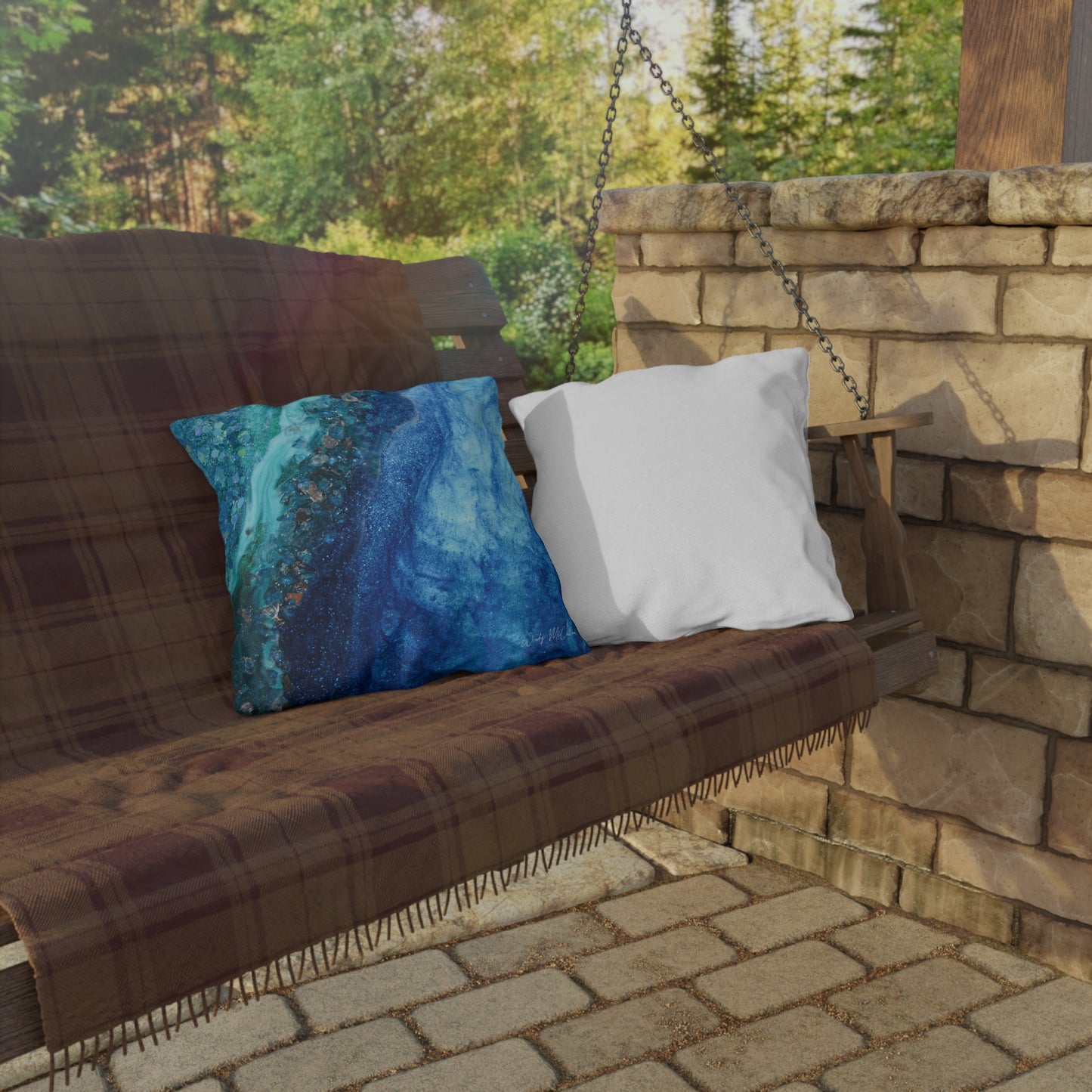 Elucidation Opulence Outdoor Pillow - Patio Cushion