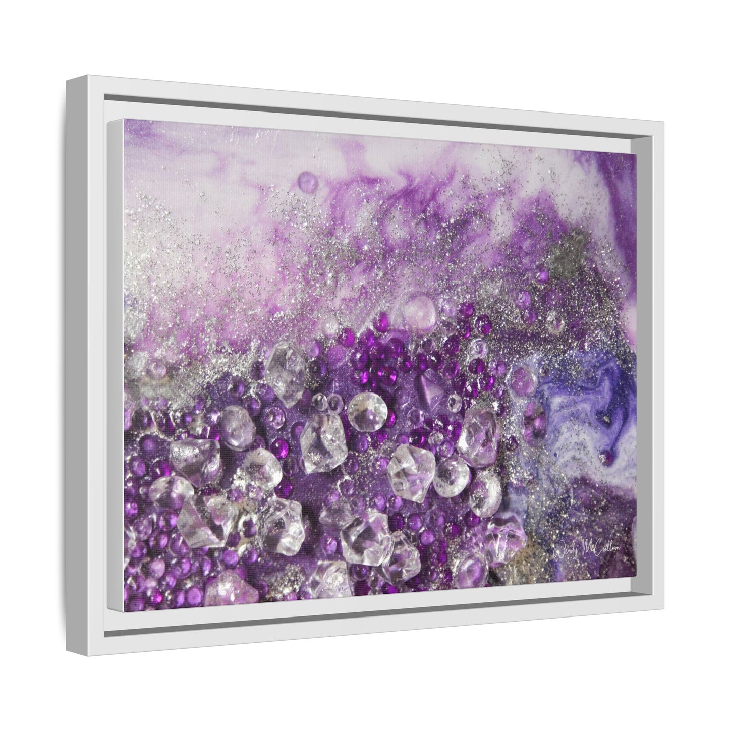 Amethyst Dreams Framed Print - Elegance