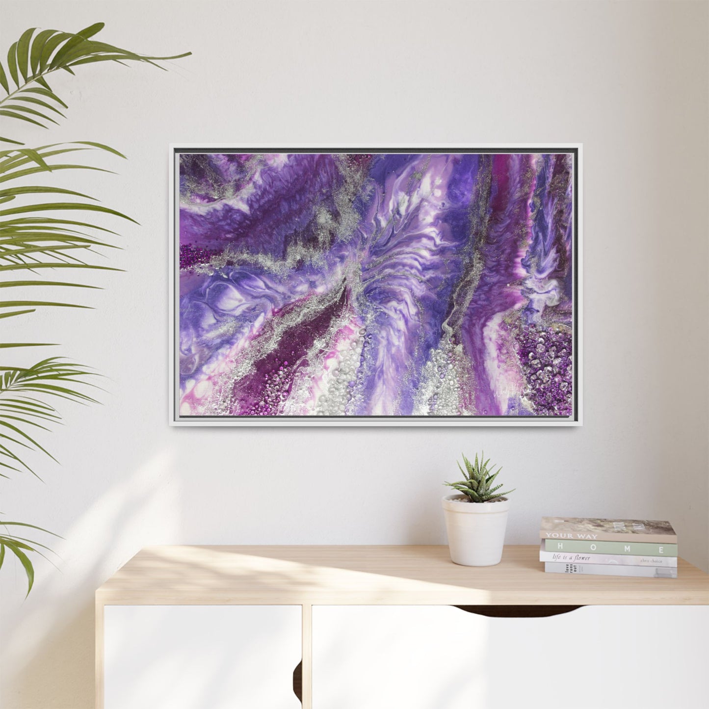 Amethyst Dreams Framed Print - Splendour