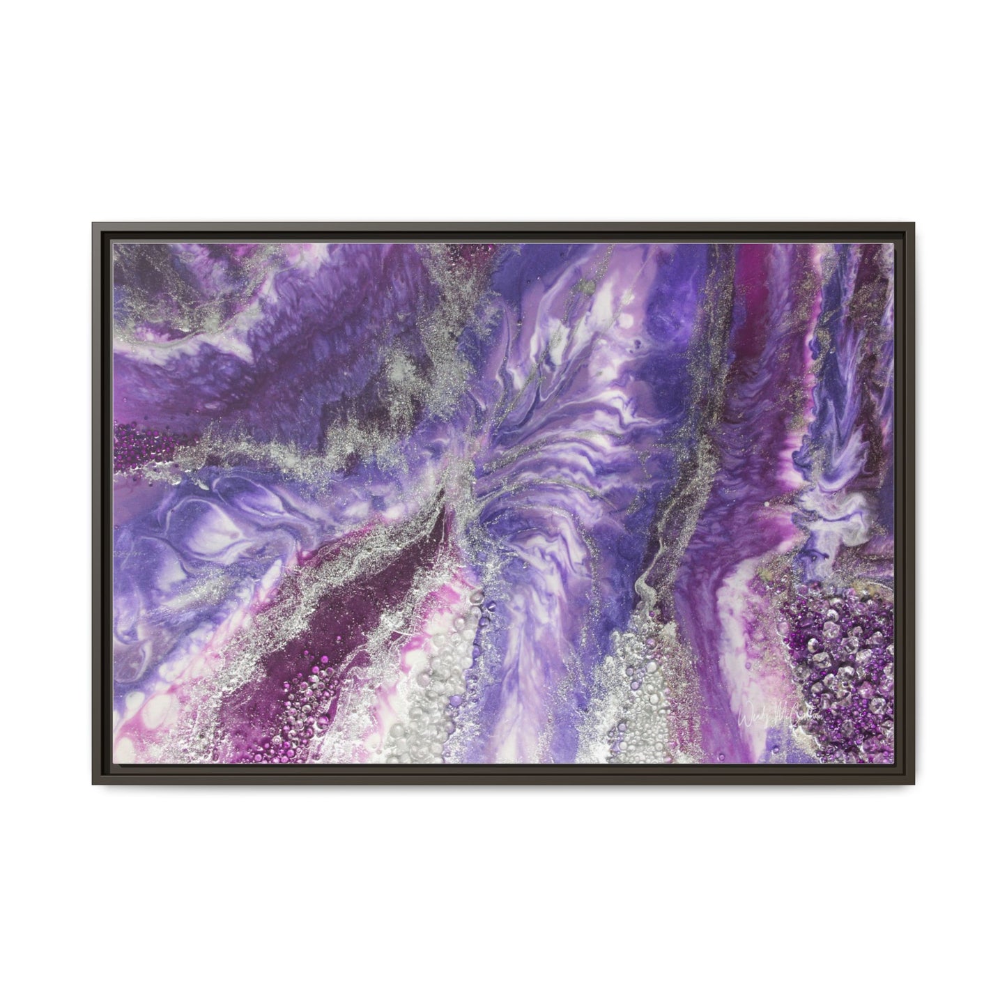 Amethyst Dreams Framed Print - Splendour