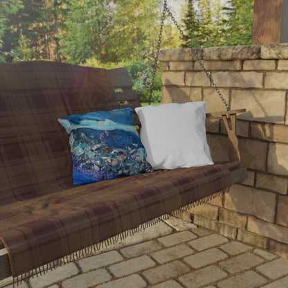 Elucidation Elegance Outdoor Pillow - Patio Cushion