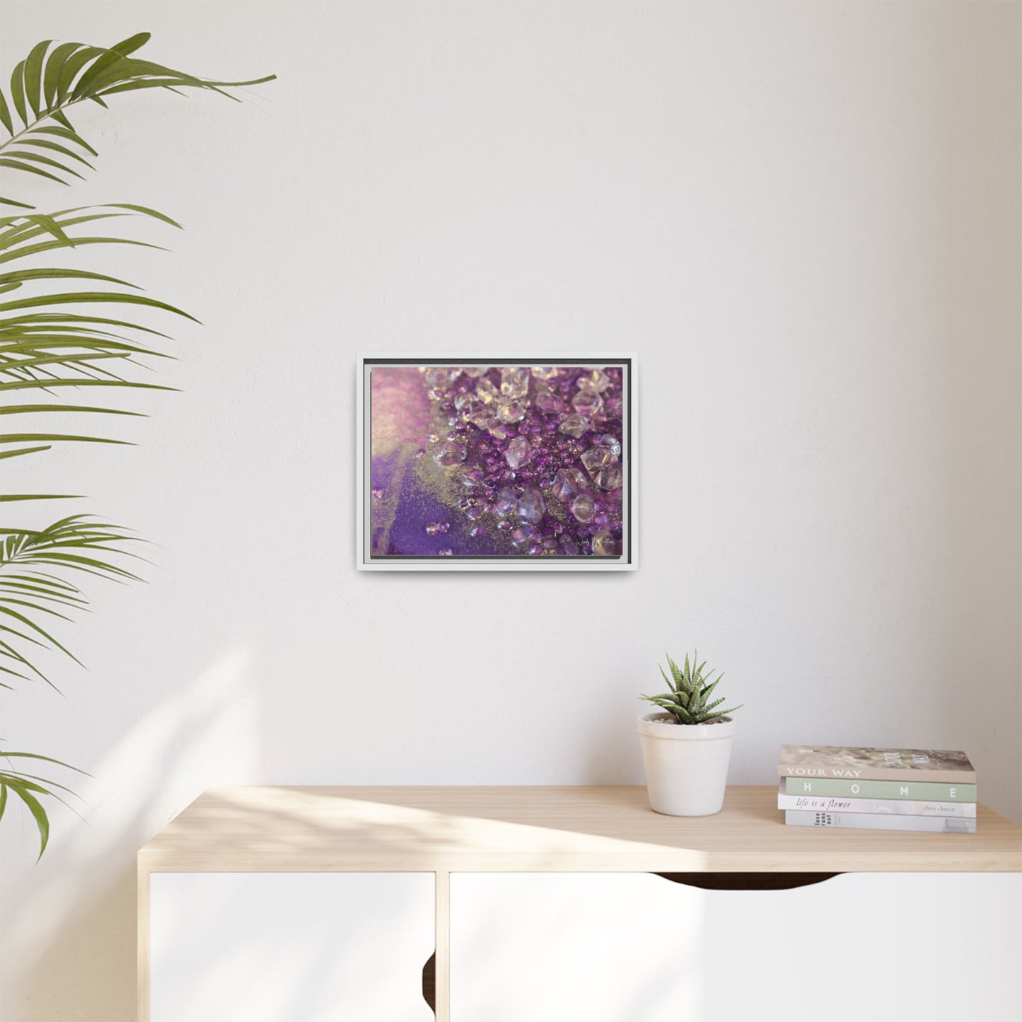 Amethyst Dreams Framed Print - Opulence