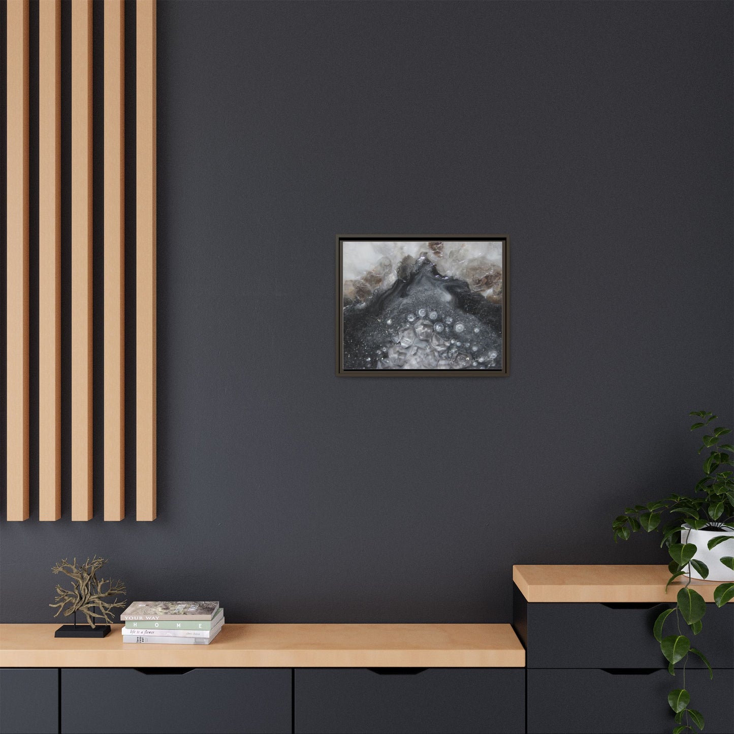 Grey Moonstone Framed Print - Elegance