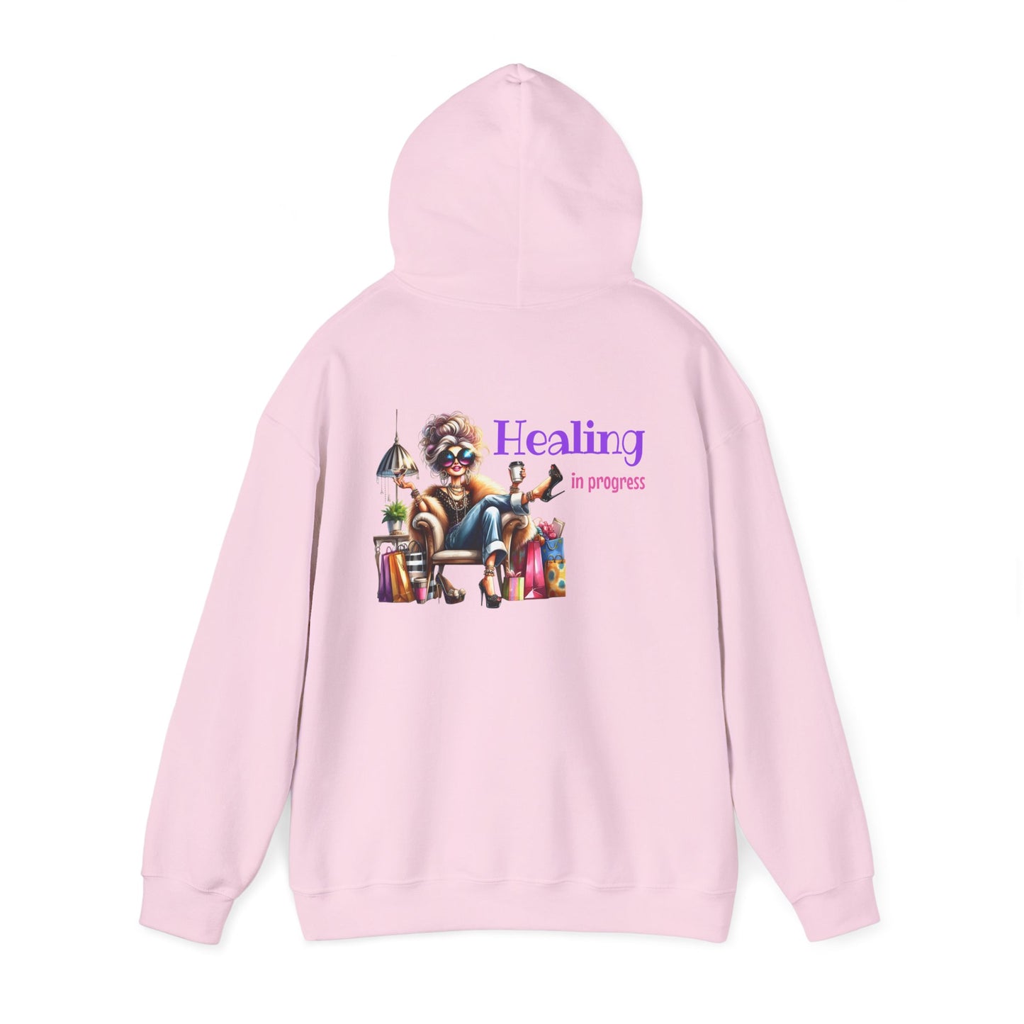 Healing in Progress – Strong Woman Empowerment Hoodie