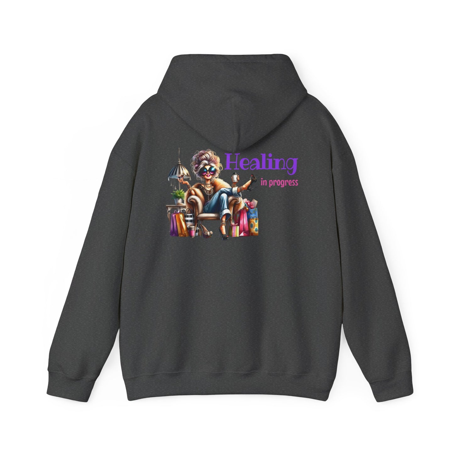 Healing in Progress – Strong Woman Empowerment Hoodie