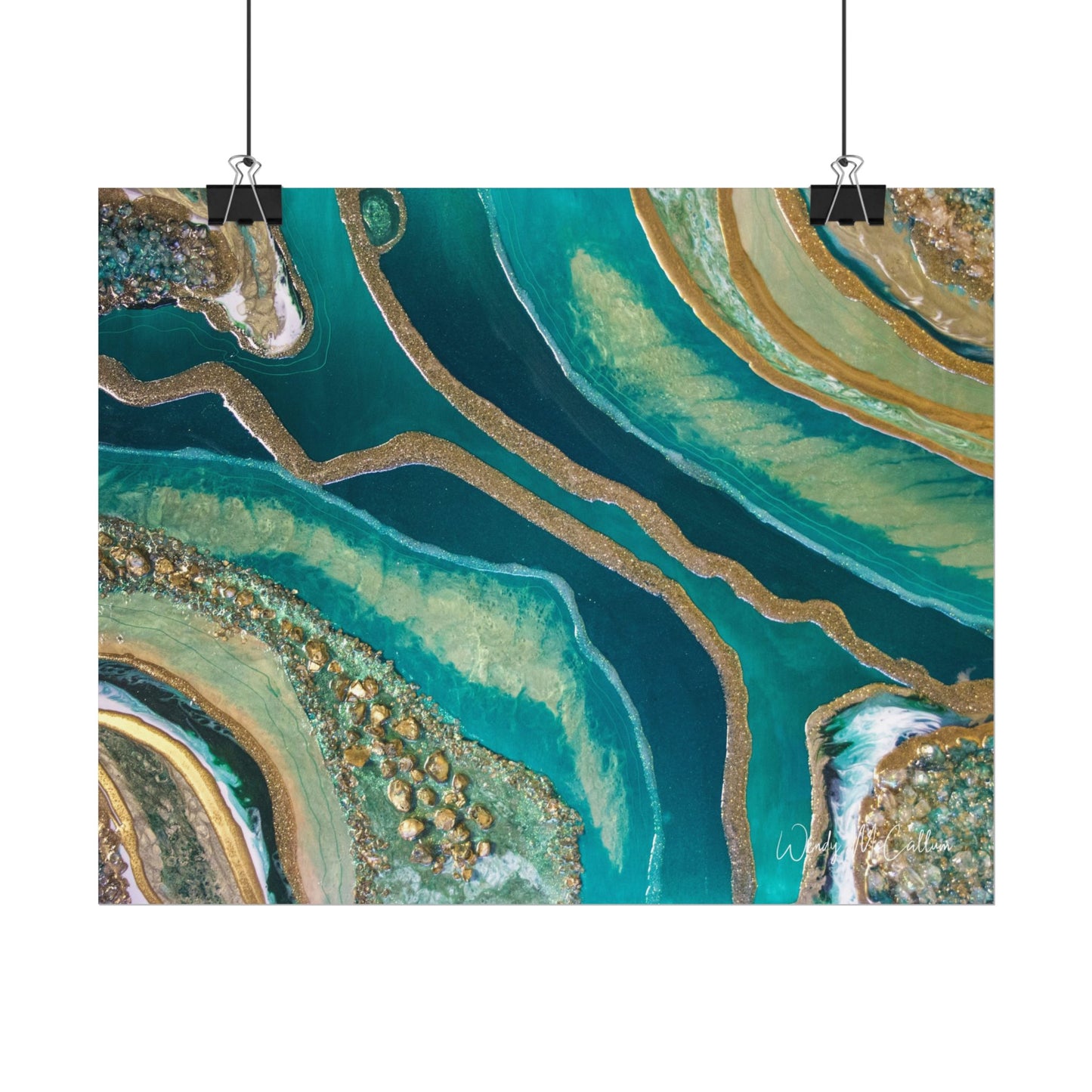 Dioptase Fine Art Print - Splendour