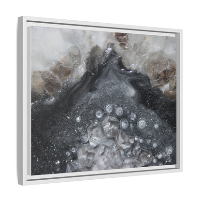 Grey Moonstone Framed Print - Elegance