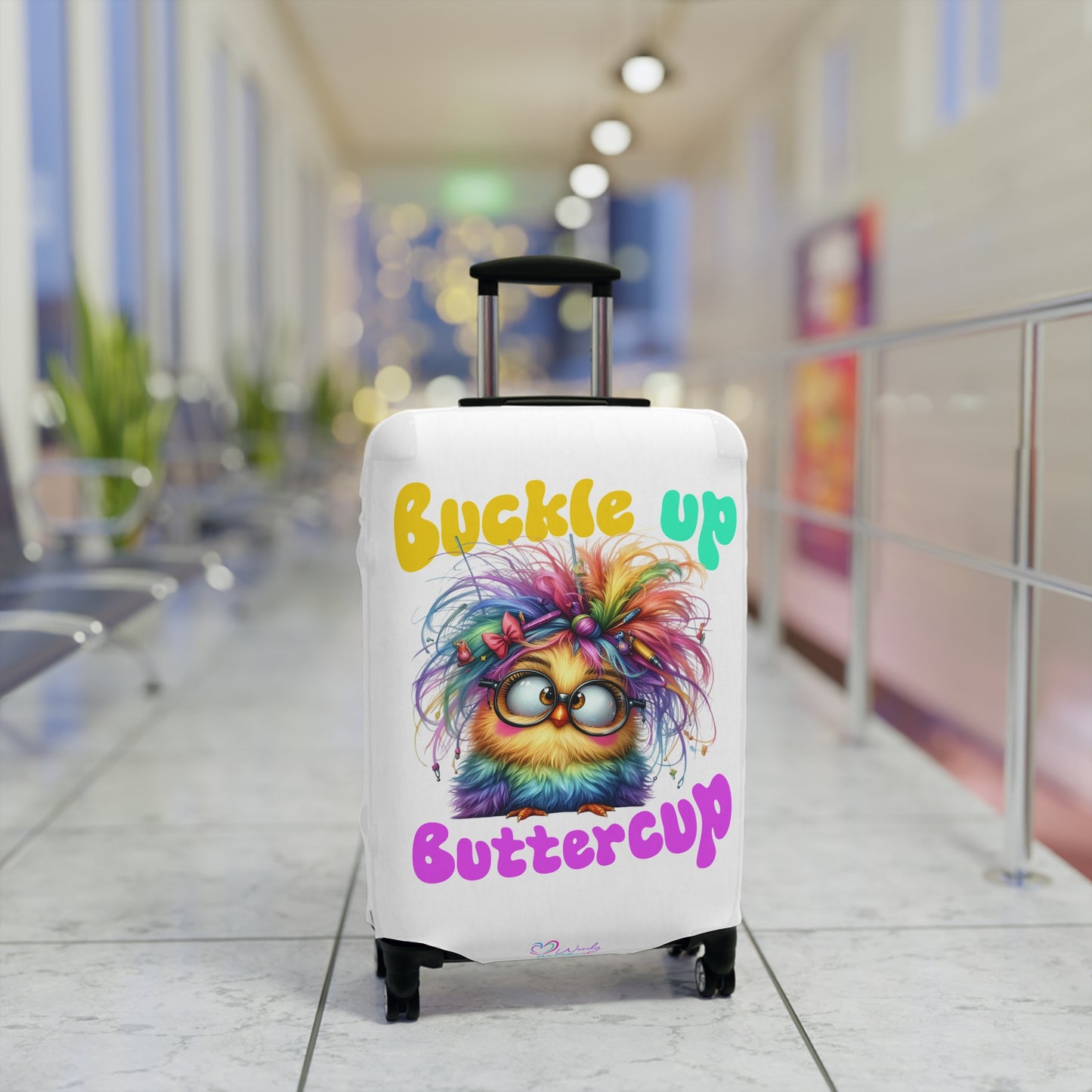Buckle up Buttercup - Luggage Cover