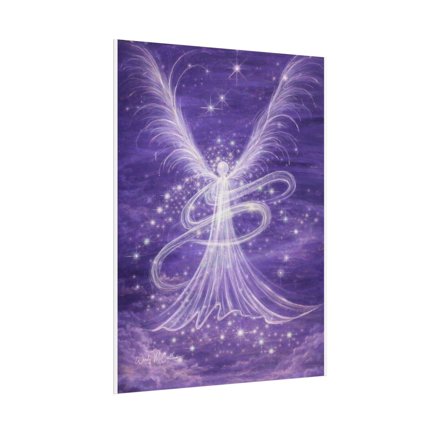 Archangel Zadkiel – Abstract Angel Fine Art Print Compassion, Forgiveness, Transformation