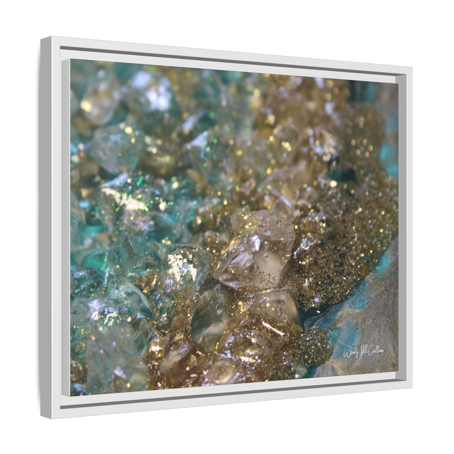 Dioptase Framed Print - Opulence