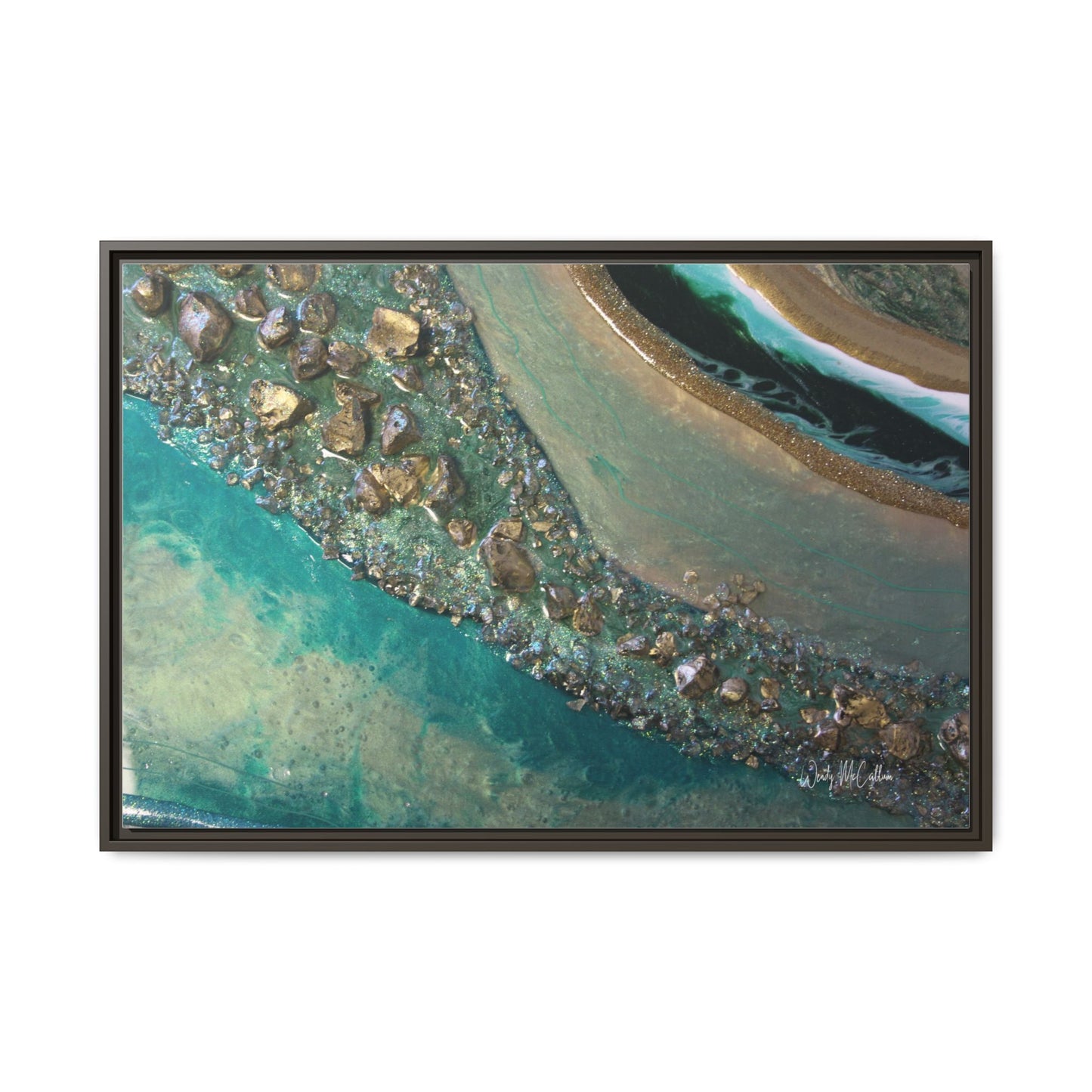Dioptase Framed Print - Grace