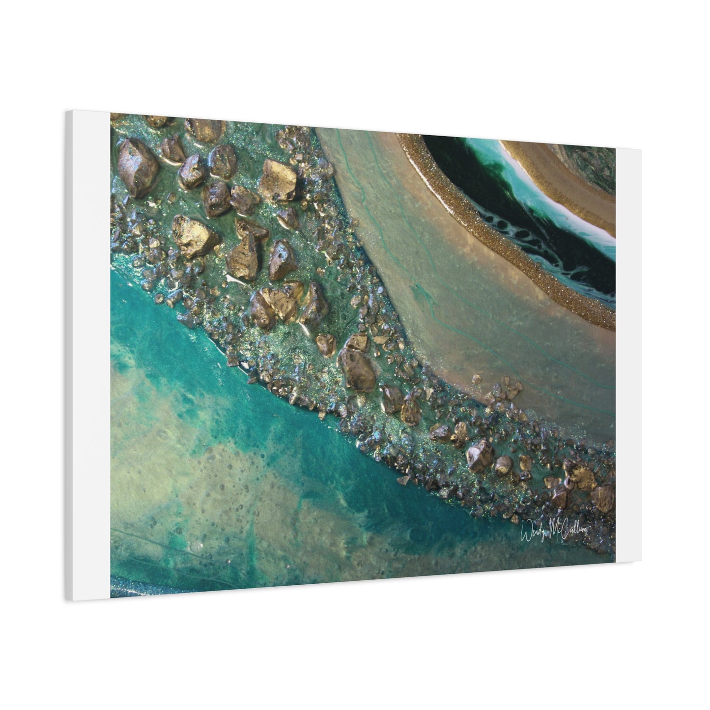 Dioptase Canvas Wall Art - Grace