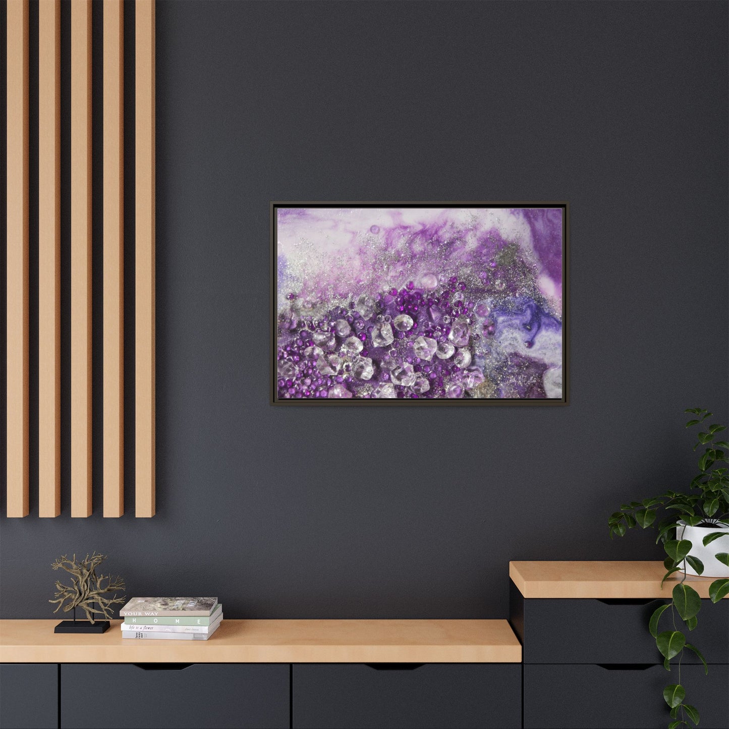Amethyst Dreams Framed Print - Elegance