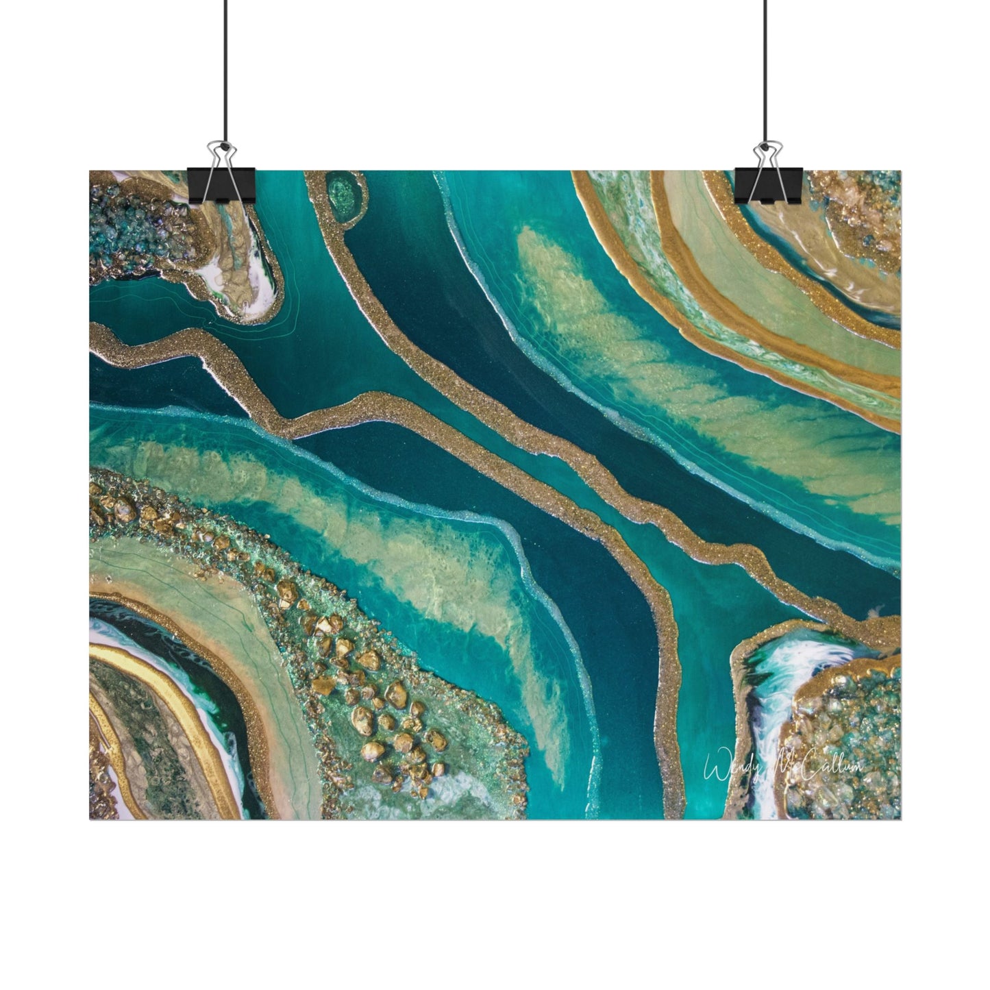 Dioptase Fine Art Print - Splendour