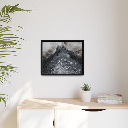 Grey Moonstone Framed Print - Elegance