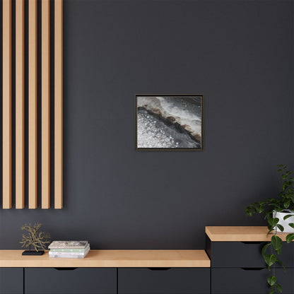 Grey Moonstone Framed Print - Opulence