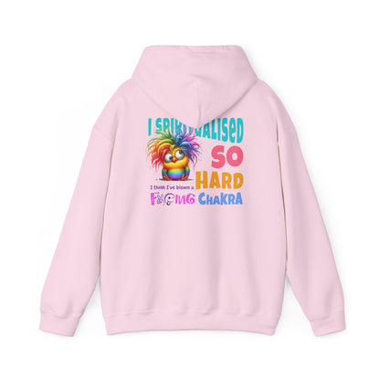 I Spiritualised Too Hard… I Think I’ve Blown a Chakra – Funny Rainbow Chick Hoodie