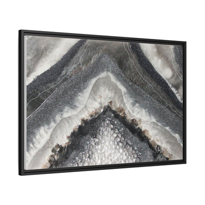 Grey Moonstone Framed Print - Splendour