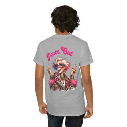 Peace Out – Glam Confidence Woman in Her Prime T-Shirt