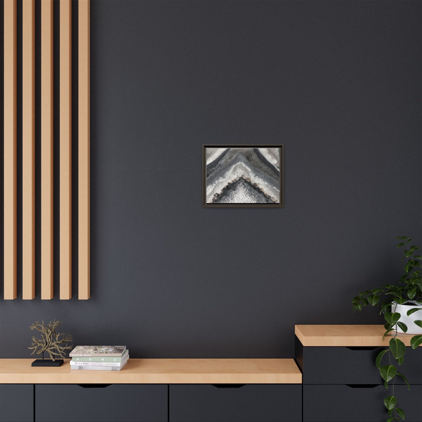 Grey Moonstone Framed Print - Splendour