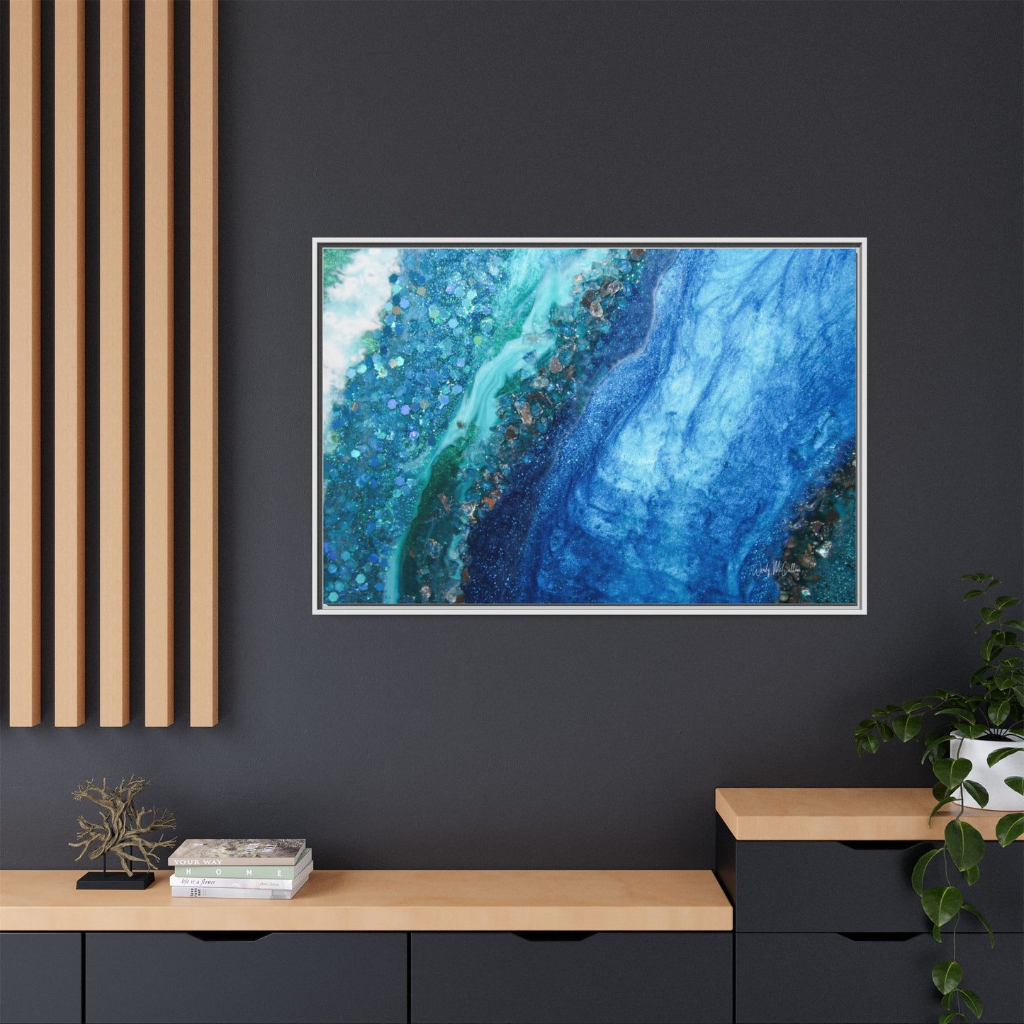 Elucidation Framed Print - Opulence