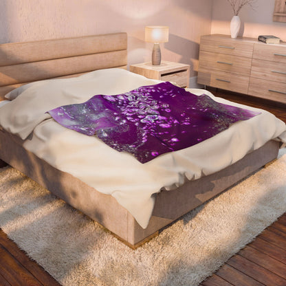 Amethyst Dreams Grace - Velveteen Plush Blanket