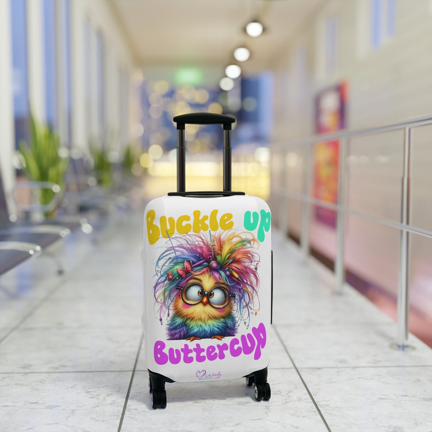 Buckle up Buttercup - Luggage Cover