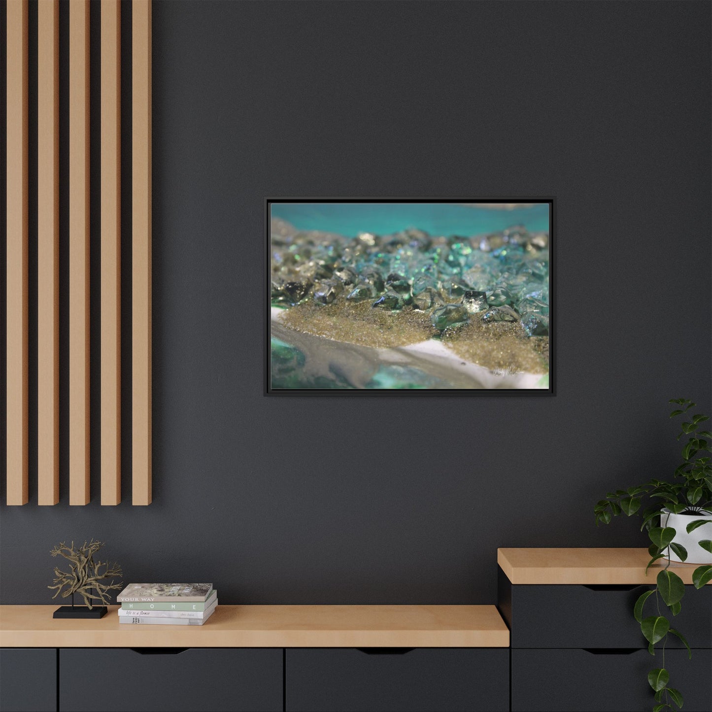 Dioptase Framed Print - Elegance